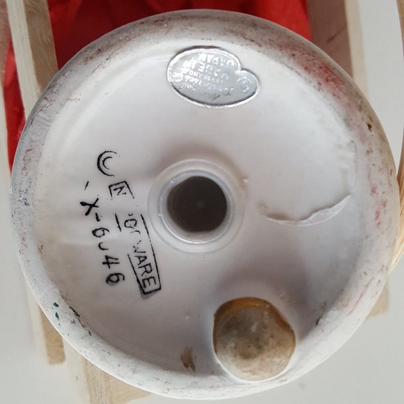 Vintage Napcoware Christmas Ceramic Santa Cinnamon Spice Shaker *AS IS - Picture 2 of 8